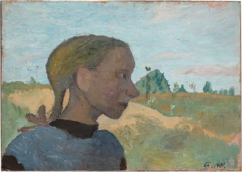 Porträtt av en flicka