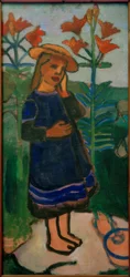 Elsbeth mellan eldliljor