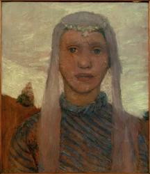 Flicka med slöja