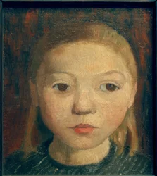 P.Modersohn-Becker, flickhuvud