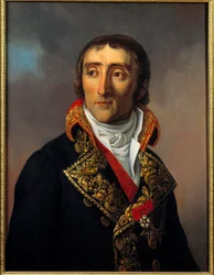 Porträtt av amiral Eustache Bruix (1759-1805) målning av Guerin Paulin (1783 - 1855) (h s/t 0,71 x 0,54) Versailles. Slottsmuseet