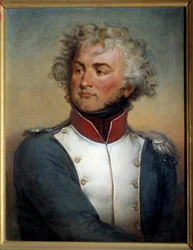 Porträtt av Jean Baptiste Kleber (1753-1800) Överstelöjtnant vid 4:e bataljonen av övre Rhen Målning av Paulin Guerin (1783-1855) 1834 Sön. 0,72 x 0,55 m.