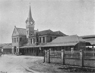 Järnvägsstationen i Campinas, 1895