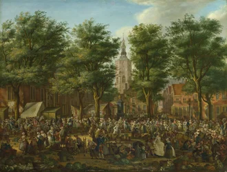 Grote Markt i Haag, 1760