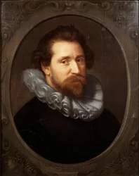 Porträtt av Abraham Bloemaert 1566-1651, 1609
