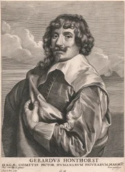 Gerardus Honthorst, greve major målare av mänskliga figurer
