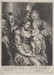 Helig familj med Saint Anne, ca. 1620-70., ca. 1620-70.
