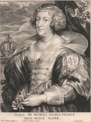 Marie de Medicis, Frankrikes drottning, de tre kungarnas moder