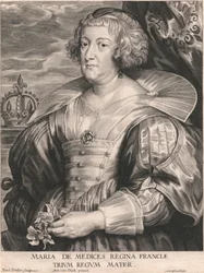 Marie de Medicis, Frankrikes drottning, de tre kungarnas moder