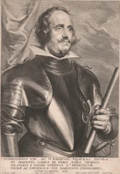 Den ädlaste mannen och D. Emanuel Frockas Finyra och Pimentel, greve av Feria Eqes av militärorden av St. James, Lord Sæ. Hans Majestäts kungliga och katolska rådman Kammarherre Etc.