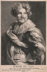 Simon de Vos, målare av stora och små mänskliga figurer, Antwerpen