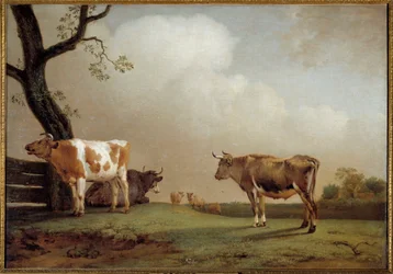 Ängen En flock kor i en pre. Målning av Paul Potter (1625-1654) 1652 Sön. 0,84x1,21 m