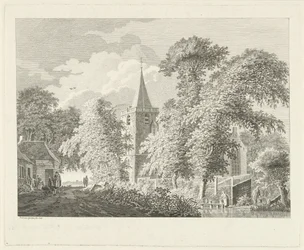 Byutsikt i Maartensdijk, 1753