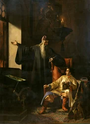 Ivan den förskräcklige och prästen Silvester under Moskvabranden 1547