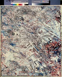 Sammansättning. Målning av Pavel Nikolajevitj Filonov (1883-1941), olja på duk, rysk konst, avantgarde, abstrakt konst. Ryska statens museum, Sankt Petersburg.