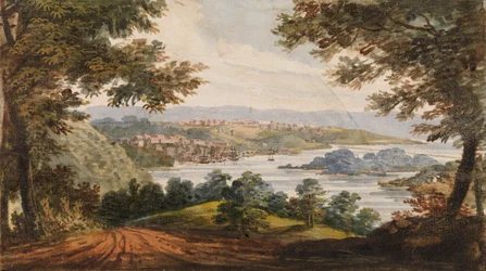 Washington och Georgetown från Alexandria Road, 1811-ca. 1813.