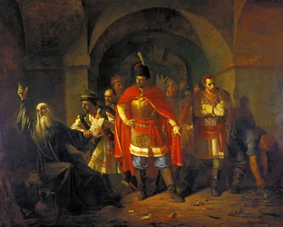 Patriark Hermogenes vägrar att välsigna polackerna, 1860.