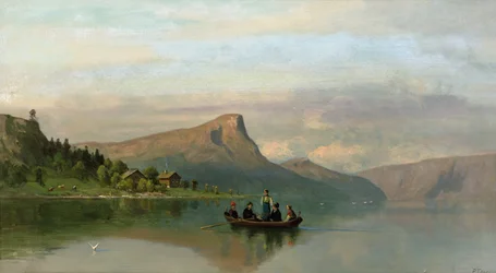 Från Nordfjord (olja på duk)