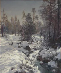 Spring Thaw (olja på duk)