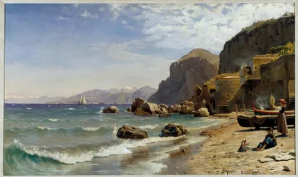 Strand på Capri