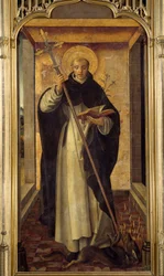 Representation av Saint Dominica de Guzman (1170-1221), grundare av Dominikanska orden Målning av Pedro Berruguete (1450-1504) 1400-talet sön. 1,77x0,9 m Madrid, Pradomuseet
