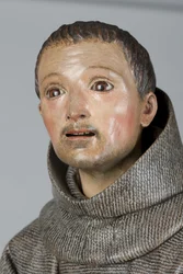 San Diego of Alcala, ca 1665-70 (polykromt trä)