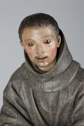 San Diego of Alcala, ca 1665-70 (polykromt trä)
