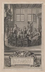 Familjen till William Cavendish, markis av Newcastle-upon-Tyne, 1656., 1656.