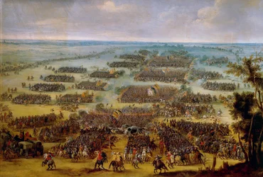 Slaget vid prinsen av Oranien, målning av Pieter Snayers (1592-1666)