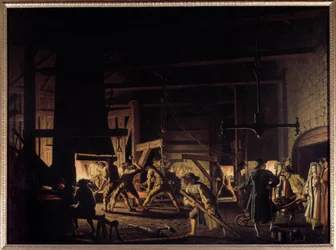 En smedja från 1700-talet