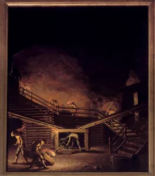Falun koppargruva i Sverige på 1700-talet Målning av Per Hilleström (1732-1816) 1700-talets Stockholm. Nationalmuseum