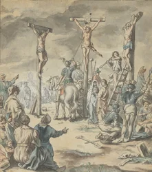 Kristi korsfästelse, sent 1700-tal.