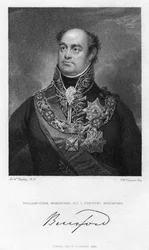 William Beresford, 1:e Viscount Beresford, brittisk soldat och politiker, 1830.