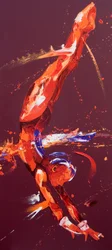 Gymnast Five, 2011 (olja på duk)