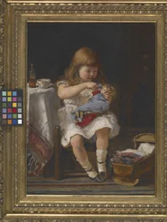An Anxious Mother (olja på duk)