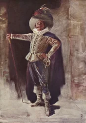 Coquelin, som Cyrano de Bergerac