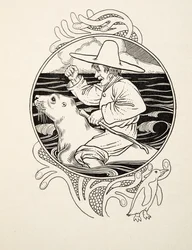 En tam koloni, från A Hundred Anecdotes of Animals, pub. 1924
