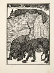 Cunning as a Fox, från A Hundred Anecdotes of Animals, pub. 1924