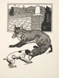 Fox Chasing, från A Hundred Anecdotes of Animals, pub. 1924