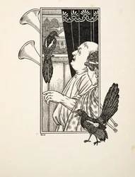 Studerar, från A Hundred Anecdotes of Animals, pub. 1924