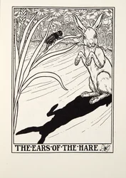 The Ears of the Hare, från Fontaine Fables, pub. 1905