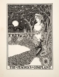 Påfågelns klagan, ur Hundra av Aisopos fabler, utgiven 1903