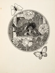 Gärdsmyg som lär sig sjunga, från A Hundred Anecdotes of Animals, pub. 1924