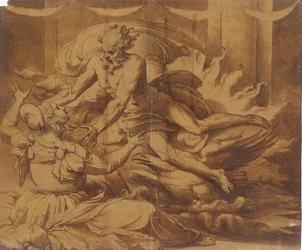 Jupiter visar sig för Semele, 1501-47.