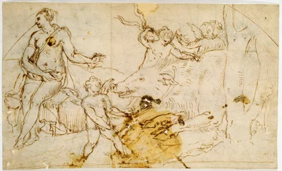 Venus, putti och ett vildsvin, ca 1520-1540