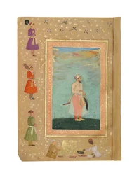 En Mughal Prince, troligen Shah Shuja, c.1645-50