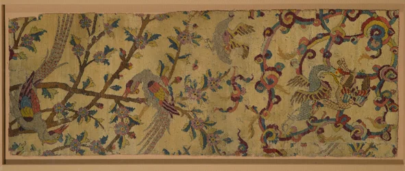 Änglamattafragment (ull- och sidenhög)