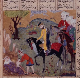 Fol.306v Iskandars födelse, från 