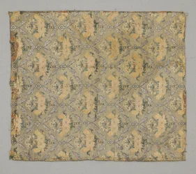 Fragment, blommig ogival upprepning