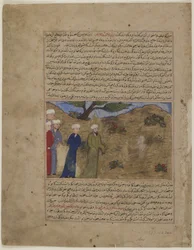 Jesus och Sam, från en Majma "al-tawarikh, c.1425